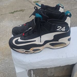 Kids Black and White Athletic Shoes